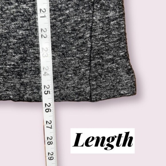 Madewell Sweater Midi Skirt Charcoal Grey Wool Blend Pencil Womens Size Small - Picture 6 of 7